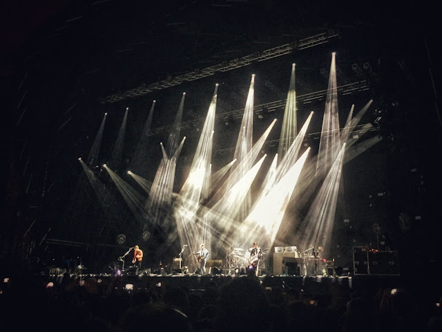 Kings of Leon performing at the 2018 Glasgow Summer Sessions, in Bellahouston Park