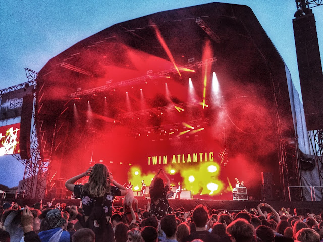 Twin Atlantic performing at the 2018 Glasgow Summer Sessions concert