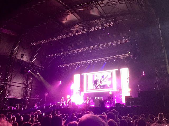 Kings of Leon performing at the 2018 Glasgow Summer Sessions, in Bellahouston Park