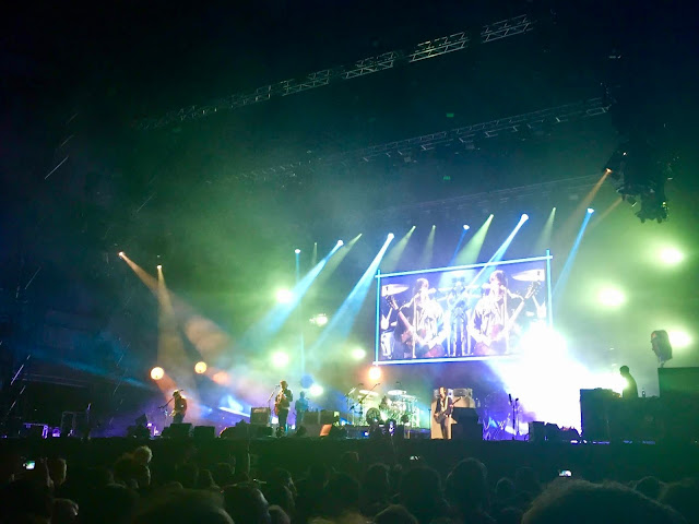 Kings of Leon performing at the 2018 Glasgow Summer Sessions, in Bellahouston Park