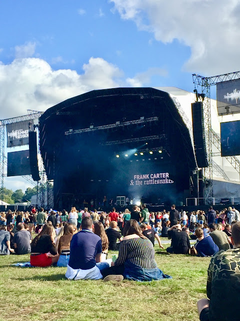 Frank Carter & the Rattlesnakes performing at the 2018 Glasgow Summer Sessions concert