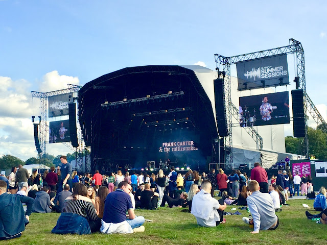 Frank Carter & The Rattlesnakes performing at the 2018 Glasgow Summer Sessions concert