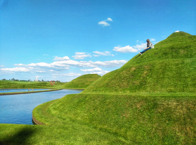 Jencks Life Mounds, Jupiter Artland, Edinburgh