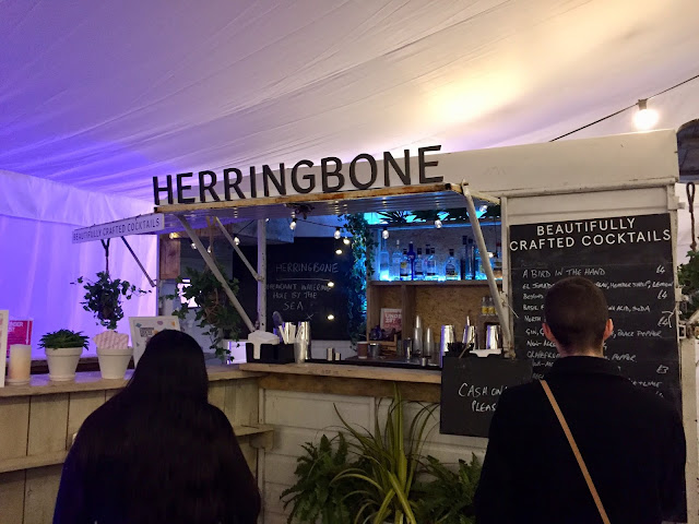 Herringbone Horsebox pop up bar at Edinburgh Cocktail Village