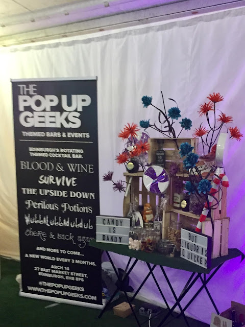 The Pop Up Geeks bar at Edinburgh Cocktail Village