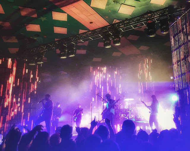 You Me At Six performing at the Glasgow Barrowlands - Take Off Your Colours tour