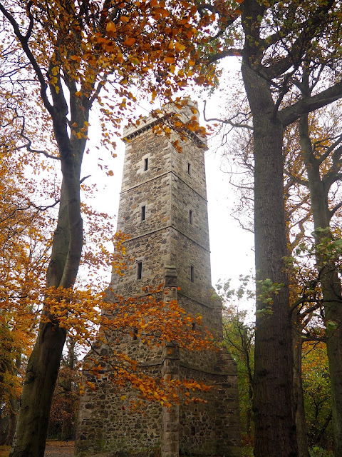 Clermiston Tower on Corstorphine Hill, Edinburgh, Scotland