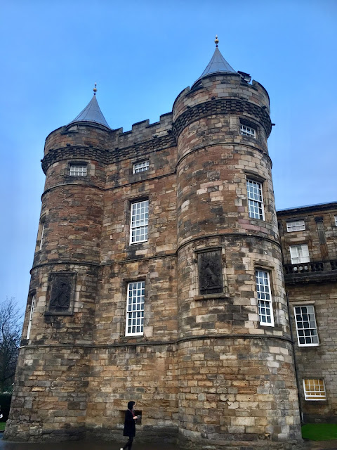 North west tower of the Palace of Holyrood House, Edinburgh, Scotland