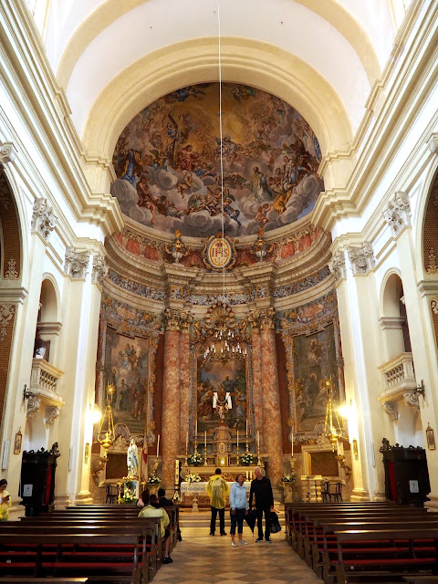 Interior of St Ignatius Church, Dubrovnik, Croatia