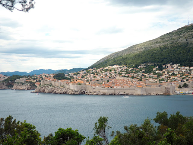 Old Town from Lokrum Island, Dubrovnik, Croatia