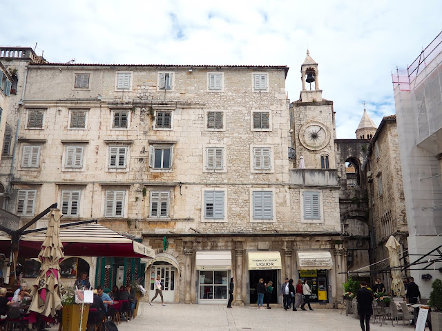 Pjaca, People's Square and Iron Gate to Diocletian's Palace, Split, Croatia