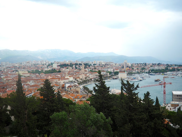 View of Split from Marjan Hill, Croatia