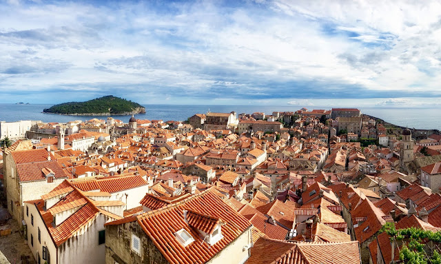 Old Town from City Walls, Dubrovnik, Croatia
