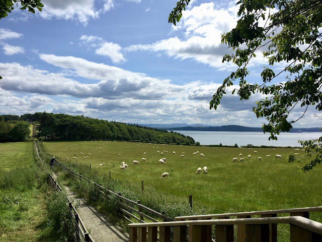 View of farmland from Fife Coastal Path, Dalgety Bay