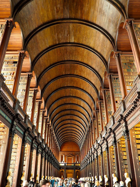 Long Room in the Old Library, Trinity College Dublin, Ireland
