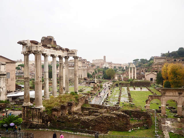 Roman Forum from Capitoline Hill, Rome, Italy