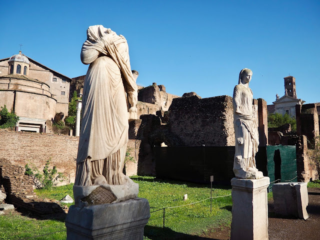 Vestal Virgins, Roman Forum, Rome, Italy