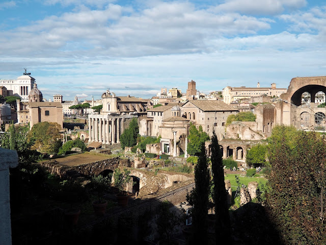 Roman Forum from Palatine Hill, Rome, Italy