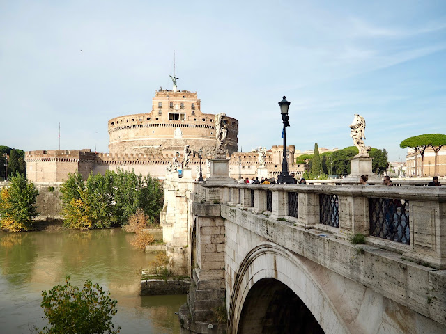 Castel and Ponte Sant'Angelo, Rome, Italy