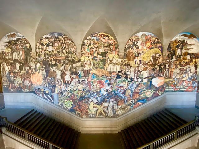 Diego Rivera mural, National Palace, Mexico City, Mexico
