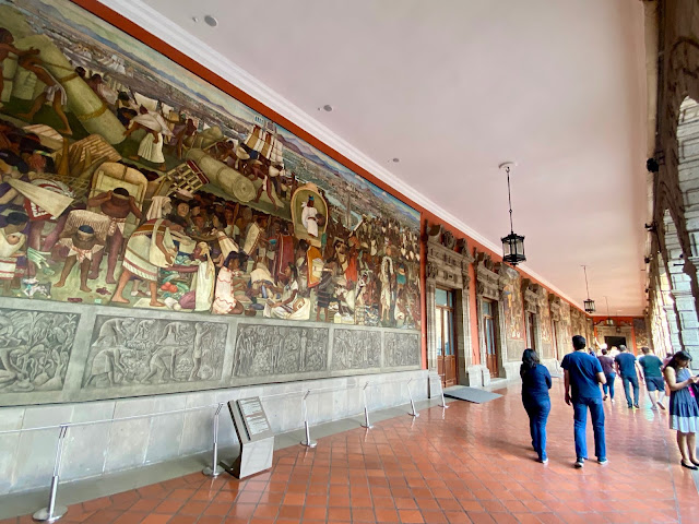 Diego Rivera murals, National Palace, Mexico City, Mexico