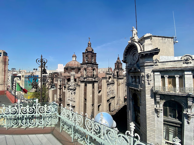 Rooftop view from Museo de Estanquilo, Mexico City, Mexico