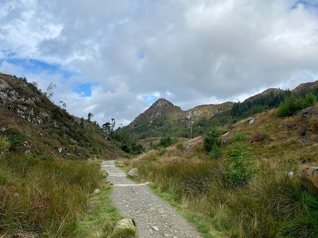 Hiking trail up Ben A'an, Trossachs National Park, Scotland