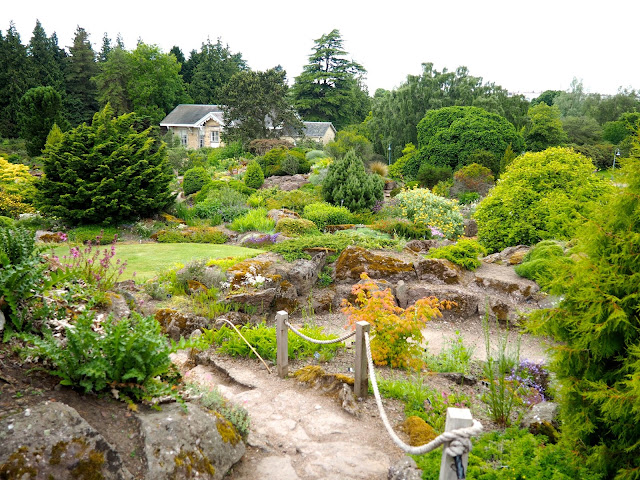 Rock garden in the Royal Botanic Gardens, Edinburgh, Scotland