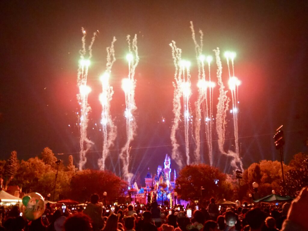 Disneyland California fireworks