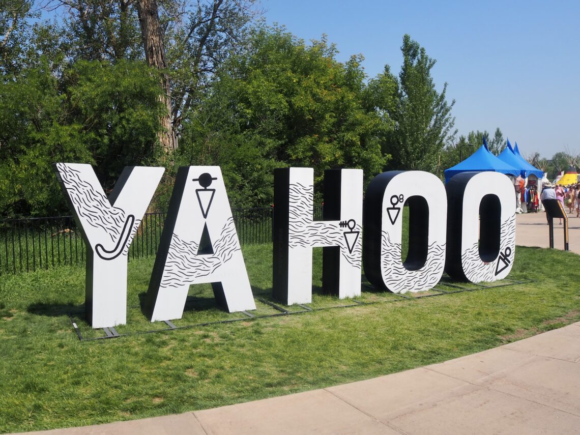 The Calgary Stampede featured header photo - Yahoo sign