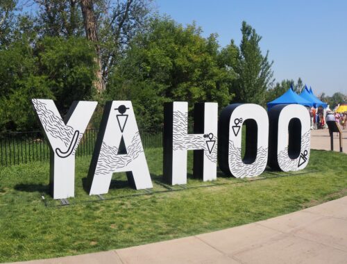 The Calgary Stampede featured header photo - Yahoo sign