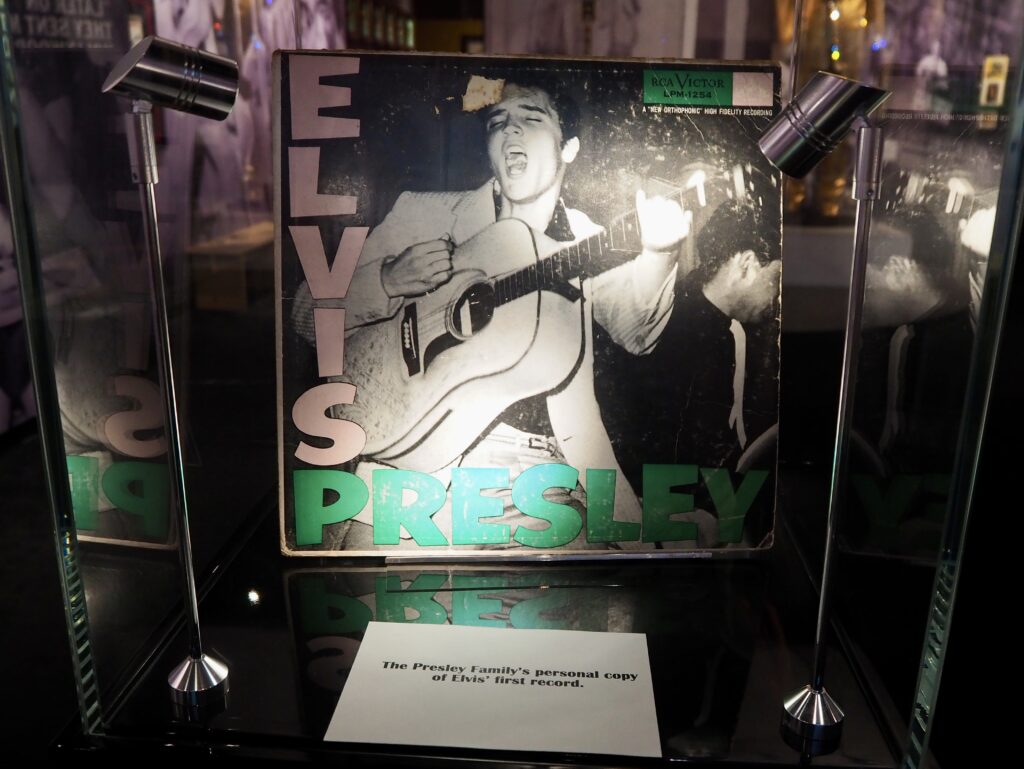 Weekend in Memphis - second feature photo - Elvis' debut record in Graceland