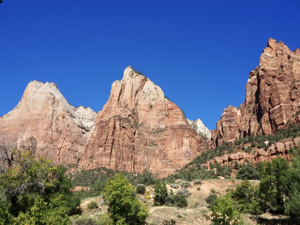 Utah's National Parks - second feature photo - mountains in Zion National Park