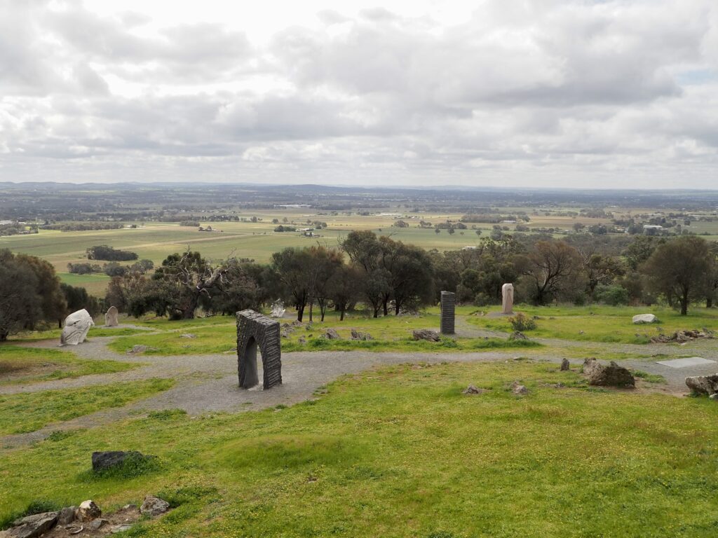 Highlights of Adelaide - second feature photo - viewpoint overlooking the Barossa wine valley in South Australia