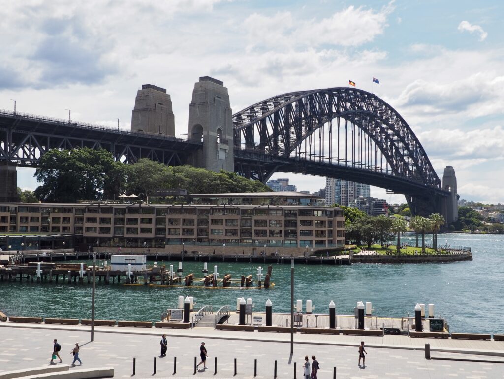 A Week in Sydney - second feature photo - Sydney Harbour Bridge seen from The Rocks neighbourhood by day