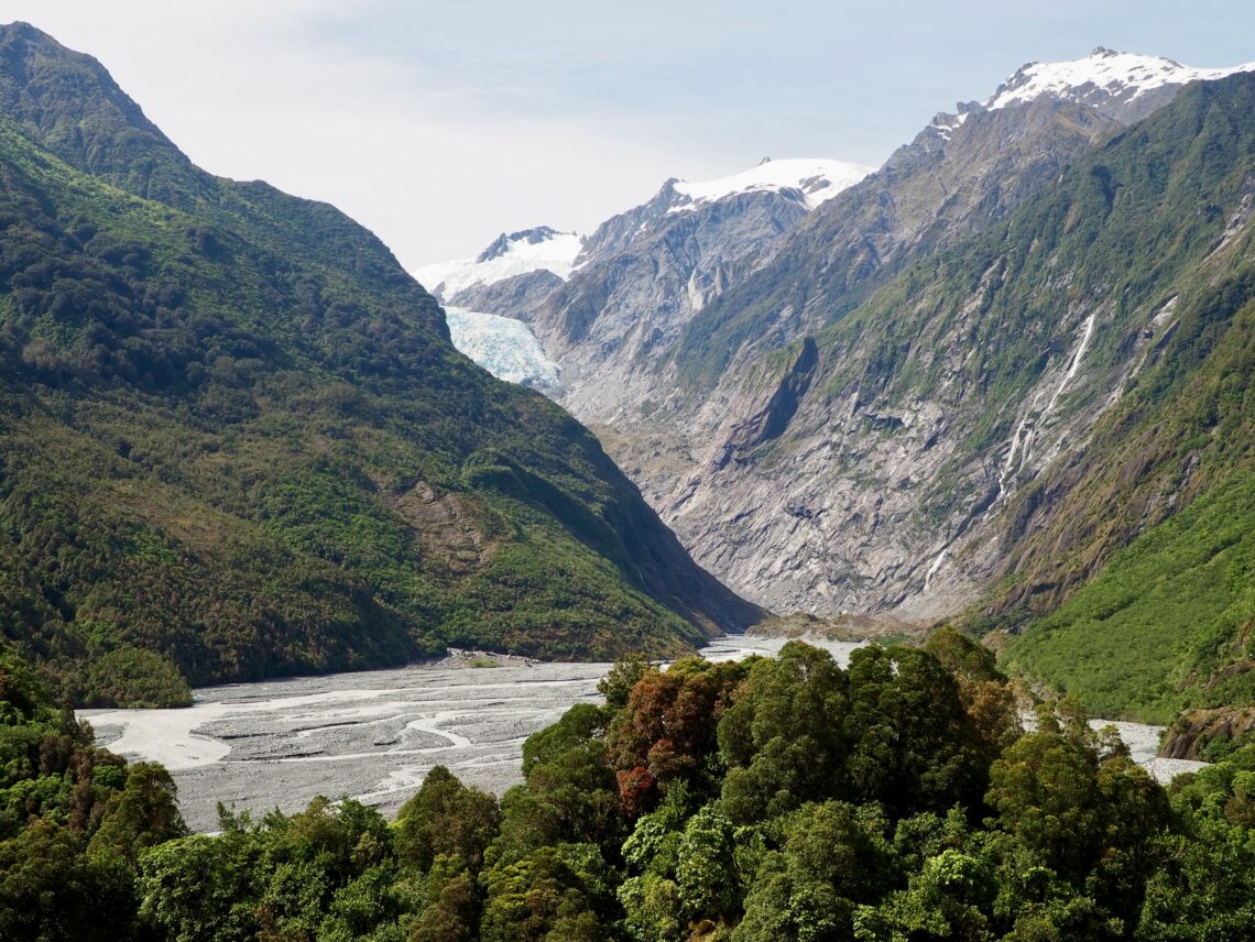 Highlights of the West Coast - feature photo - view of the Franz Josef glacier, New Zealand