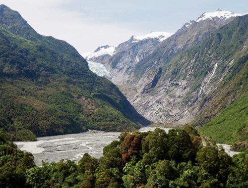 Highlights of the West Coast - feature photo - view of the Franz Josef glacier, New Zealand
